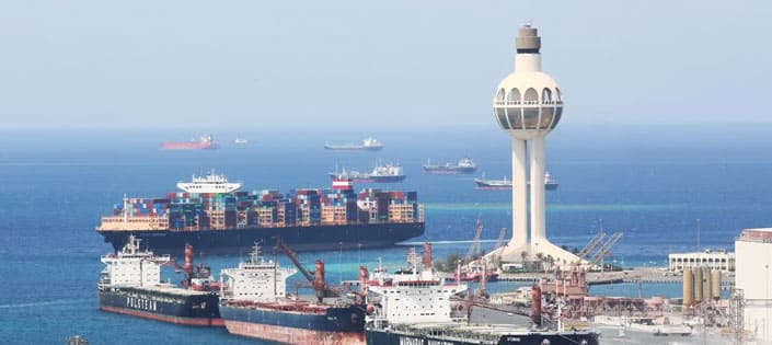 المنطقة اللوجستية الجديدة في ميناء جدة الإسلامي